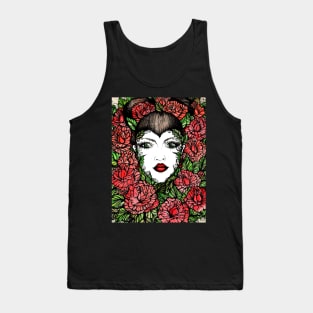 All The Roses Bright Red Tank Top